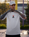 "Undead Warrior" Oversized T-Shirt White WPW165033