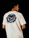 "Dripping Death" Oversized T-Shirt Black & White WPBW165033