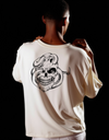 "Venom Skull" Oversized T-Shirt White WPW165035