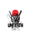 "Undead Warrior" Oversized T-Shirt White WPW165033