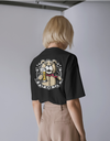 "Party Bear" Oversized T-Shirt Black WPB165026