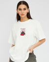 "Baby Driver X" Oversized T-Shirt White WPW165039