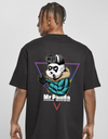 "Mr. Panda"  Oversized T-Shirt Black WPB165035