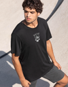 "Royal Skull" Oversized T-Shirt Black & White WPBW165035