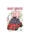 "Baby Driver X" Oversized T-Shirt White WPW165039